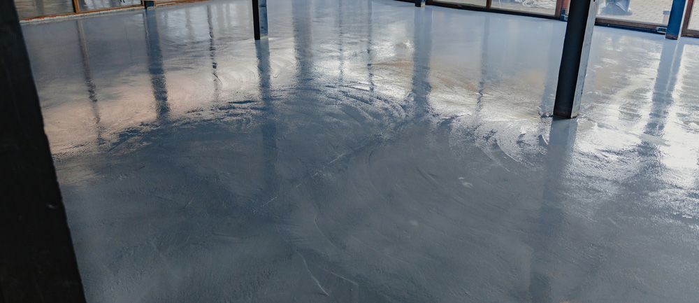 epoxy flooring application